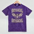Antisocial Butterfly Quote Socially Selective Introvert Mineral Wash Tshirts Mineral Purple Antisocial Butterfly Quote Socially Selective Introvert Mineral Wash Tshirts Mineral Purple