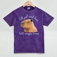 Antisocial Introvert Capybara Sarcastic Humor Mineral Wash Tshirts Mineral Purple Antisocial Introvert Capybara Sarcastic Humor Mineral Wash Tshirts Mineral Purple