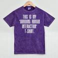 This Is My Avoiding Human Interaction Anti Social Introvert Mineral Wash Tshirts Mineral Purple This Is My Avoiding Human Interaction Anti Social Introvert Mineral Wash Tshirts Mineral Purple