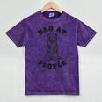 Bad At People Ferret Introvert Saying Slogan Mineral Wash Tshirts Mineral Purple Bad At People Ferret Introvert Saying Slogan Mineral Wash Tshirts Mineral Purple
