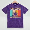 I Like Coffee And Maybe 3 People Introvert Anti-Social Mineral Wash Tshirts Mineral Purple I Like Coffee And Maybe 3 People Introvert Anti-Social Mineral Wash Tshirts Mineral Purple