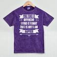 You Find It Offensive I Find It A Sarcastic Introvert Raglan Baseball Tee Mineral Wash Tshirts Mineral Purple