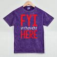 Fyi Introvert Here Raglan Baseball Tee Mineral Wash Tshirts Mineral Purple