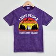 I Hate People That's Why I Camp Camper Meme Introvert Mineral Wash Tshirts Mineral Purple I Hate People That's Why I Camp Camper Meme Introvert Mineral Wash Tshirts Mineral Purple