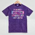 I'm Not Antisocial I Probably Just Don't Like You Introvert Mineral Wash Tshirts Mineral Purple I'm Not Antisocial I Probably Just Don't Like You Introvert Mineral Wash Tshirts Mineral Purple