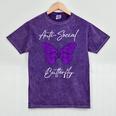 Introvert Antisocial Butterfly For Women Men Mineral Wash Tshirts Mineral Purple Introvert Antisocial Butterfly For Women Men Mineral Wash Tshirts Mineral Purple
