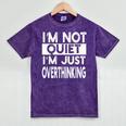 Introvert Quote Mineral Wash Tshirts Mineral Purple