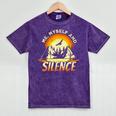 Introvert Relaxation Me Myself And Silence Mountain Vacation Mineral Wash Tshirts Mineral Purple