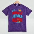 Introvert Relaxation Me Myself And Silence Summer Vacation For Men Women Mineral Wash Tshirts Mineral Purple
