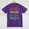 Introverted But Willing To Discuss Bees Animal Meme Mineral Wash Tshirts Mineral Purple Introverted But Willing To Discuss Bees Animal Meme Mineral Wash Tshirts Mineral Purple