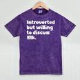 Introverted But Willing To Discuss Elk Introvert Mineral Wash Tshirts Mineral Purple Introverted But Willing To Discuss Elk Introvert Mineral Wash Tshirts Mineral Purple