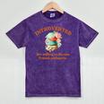 Introvert's Passion For French Patisserie Macarons Mineral Wash Tshirts Mineral Purple