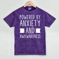 Introverts Social Anxiety Powered By Anxiety And Awkwardness Mineral Wash Tshirts Mineral Purple Introverts Social Anxiety Powered By Anxiety And Awkwardness Mineral Wash Tshirts Mineral Purple
