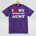 I Love My Introvert Aunt I Heart My Introvert Aunt Mineral Wash Tshirts Mineral Purple I Love My Introvert Aunt I Heart My Introvert Aunt Mineral Wash Tshirts Mineral Purple