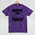 Nope Not Today Antisocial Introvert Cat Lover Men Women Kids Mineral Wash Tshirts Mineral Purple Nope Not Today Antisocial Introvert Cat Lover Men Women Kids Mineral Wash Tshirts Mineral Purple