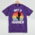 Not A Hugger Cactus Introvert Antisocial Mineral Wash Tshirts Mineral Purple