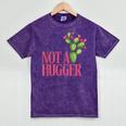 Not a Hugger Sarcastic Introvert Cactus Theme Women Mineral Wash Tshirts Mineral Purple Not a Hugger Sarcastic Introvert Cactus Theme Women Mineral Wash Tshirts Mineral Purple