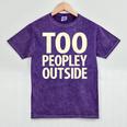 Too Peopley Outside I Introvert Mineral Wash Tshirts Mineral Purple Too Peopley Outside I Introvert Mineral Wash Tshirts Mineral Purple