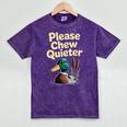 Please Chew Quieter Introvert Duck Lover Mineral Wash Tshirts Mineral Purple Please Chew Quieter Introvert Duck Lover Mineral Wash Tshirts Mineral Purple