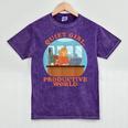 Quiet Girl Productive World Introvert Office Staff Secretary Mineral Wash Tshirts Mineral Purple Quiet Girl Productive World Introvert Office Staff Secretary Mineral Wash Tshirts Mineral Purple