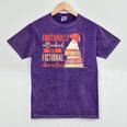 Reader Bookworm Fictional Character Reading Introvert Mineral Wash Tshirts Mineral Purple