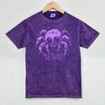 Recluse Pastel Goth Spider Shy Introvert Creepy Cute Kawaii Mineral Wash Tshirts Mineral Purple