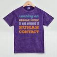 Running On Reggae Music Social Introvert Humor Vintage Mineral Wash Tshirts Mineral Purple