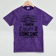 If I Stand Alone I Know I'm With Someone I Trust Introvert Mineral Wash Tshirts Mineral Purple