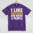 Video Editor Introvert Editing Production Filmmaking Job Mineral Wash Tshirts Mineral Purple Video Editor Introvert Editing Production Filmmaking Job Mineral Wash Tshirts Mineral Purple