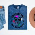 Antisocial Pit Bull Mom Pittie Introvert Dog Lover Pit Bull Mineral Wash Tshirts Mineral Navy