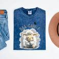 Back Off – Sheep Baa Crow Caw Pun For Introverts Mineral Wash Tshirts Mineral Navy