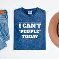 I Can't People Today Anti-Social Introvert Mineral Wash Tshirts Mineral Navy I Can't People Today Anti-Social Introvert Mineral Wash Tshirts Mineral Navy