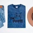 Ew People Introverts Stay Home Socially Awkward Mineral Wash Tshirts Mineral Navy