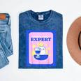 Fun Cute Introvert Cat Character With Wine Mineral Wash Tshirts Mineral Navy Fun Cute Introvert Cat Character With Wine Mineral Wash Tshirts Mineral Navy