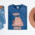 Hang In There It Gets Worse Introverts Anti Valentines Day Mineral Wash Tshirts Mineral Navy