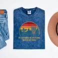 Id Rather Be Playing With My Disc Introvert Disc Golf Mineral Wash Tshirts Mineral Navy