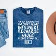 I'm Not Ignoring You I'm Just In My Introvert Recharge Mode Mineral Wash Tshirts Mineral Navy I'm Not Ignoring You I'm Just In My Introvert Recharge Mode Mineral Wash Tshirts Mineral Navy