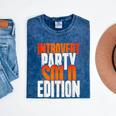 Introvert Party Solo Edition Sarcastic People Hater Mineral Wash Tshirts Mineral Navy Introvert Party Solo Edition Sarcastic People Hater Mineral Wash Tshirts Mineral Navy
