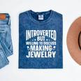 Introvert Quotes Introverted Discuss Making Jewelry Mineral Wash Tshirts Mineral Navy