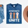 Introvert Unite Kitty Paws Raise Introverted Gathering Mineral Wash Tshirts Mineral Navy Introvert Unite Kitty Paws Raise Introverted Gathering Mineral Wash Tshirts Mineral Navy