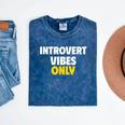 Introvert Vibes Only Mineral Wash Tshirts Mineral Navy Introvert Vibes Only Mineral Wash Tshirts Mineral Navy