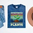 Introverted But Willing To Discuss Plants Mineral Wash Tshirts Mineral Navy Introverted But Willing To Discuss Plants Mineral Wash Tshirts Mineral Navy