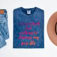 Introverted Willing To Discuss Poodle Introvert Mineral Wash Tshirts Mineral Navy