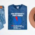 How Introverts Make Friends Sayings For Introverts Mineral Wash Tshirts Mineral Navy How Introverts Make Friends Sayings For Introverts Mineral Wash Tshirts Mineral Navy