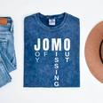 JOMO Joy Of Missing Out Sarcastic Introvert Mineral Wash Tshirts Mineral Navy JOMO Joy Of Missing Out Sarcastic Introvert Mineral Wash Tshirts Mineral Navy