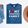 I Love My Introvert Family I Heart My Introvert Family Mineral Wash Tshirts Mineral Navy I Love My Introvert Family I Heart My Introvert Family Mineral Wash Tshirts Mineral Navy