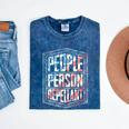 People Person Repellant Introvert Mineral Wash Tshirts Mineral Navy
