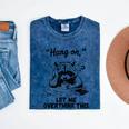 Raccoon Hang On Let Me Overthink This Introvert Mineral Wash Tshirts Mineral Navy