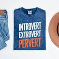Sarcastic Introvert Extrover Pervert Mineral Wash Tshirts Mineral Navy Sarcastic Introvert Extrover Pervert Mineral Wash Tshirts Mineral Navy
