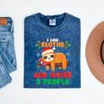 Sloth For Sloth Lover Men Women Kids Introverts Mineral Wash Tshirts Mineral Navy Sloth For Sloth Lover Men Women Kids Introverts Mineral Wash Tshirts Mineral Navy